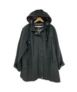 Big Chill jacket 2X plus size womens lightweight black hooded full zip l... - £21.02 GBP