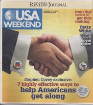 Stephen Covey, Betty White, Iron Chef @ Usa Weekend Jan 2010 - £7.03 GBP