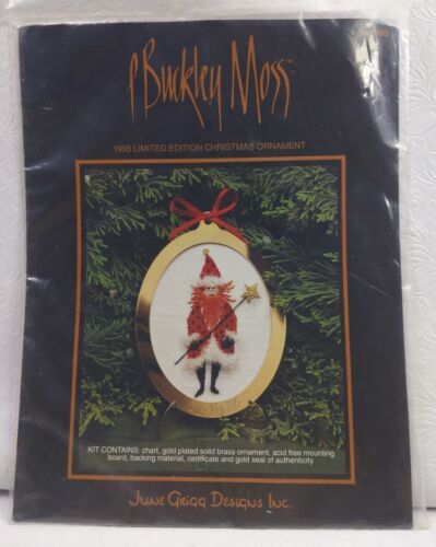 P BUCKLEY MOSS 1995 Limited Edition Christmas Ornament Kit VTG Includes COA  - $19.80