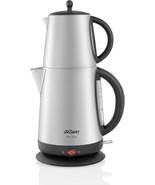 Arzum Tea Tock Electric Turkish Tea Maker 120V w/ 1.7L Kettle -  Stainle... - $54.44