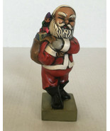 Vintage ceramic santa with presents figurine Christmas holiday collectib... - $19.75