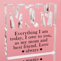 Mothers Day Gifts for Mom, Gifts for Mom Heartwarming Acrylic Birthday Gifts for - £16.69 GBP