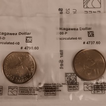 Sacagawea Dollar Coin Set 2000 P &amp; D Uncirculated - 60 US Mint  - £19.60 GBP