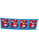 Nintendo Super Mario 8 Panels cotton Fabric 36x45&quot; each - $66.50