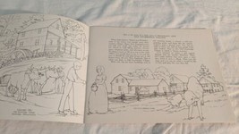 1963 Old Sturbridge Village Coloring Book by The Charles H. Overly Studio - £11.85 GBP