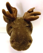 Jaag Plush Stuffed Moose Head Face Adjustable Hat Novelty Wear Wild Animal - £23.96 GBP