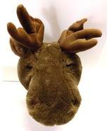 Jaag Plush Stuffed Moose Head Face Adjustable Hat Novelty Wear Wild Animal - £23.90 GBP