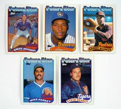 Topps Future Star Set 5 Trading Cards Jefferies Sheffield Complete 1989 - £1.53 GBP