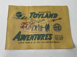 Louis Marx REALISTIC TOYLAND ADVENTURES  16-Page PLAY SET Catalogue, 195... - £67.76 GBP