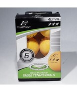 Set of 6 EastPoint Orange 3-star Pro 40mm Table Tennis Balls Ping Pong B... - £8.02 GBP