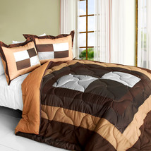 [My Lilith] Quilted Patchwork Down Alternative Comforter Set (Full/Queen... - $79.89