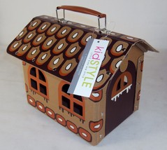 KidStyle Brown Cabin Carrying Case ~ Toy Storage, Play, Collecting, Display - £11.46 GBP