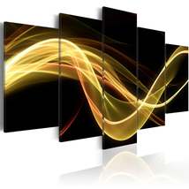 Tiptophomedecor Abstract Canvas Wall Art - An Abstract Smoke-Screen - Stretched  - £73.06 GBP+