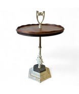 Colonial Premier Co. Floorette Lampette Wallette MCM Side Table Cast Iro... - $547.79 CAD