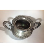 Vintage Van Bergh Silver Plate Co. Rochester NY Sugar bowl - £27.69 GBP