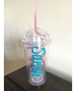 Personalized  Name Tumbler Cup Monogram - £10.27 GBP