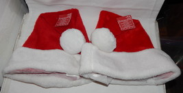 Michaels Christmas Santa Hats Adult Size 2ea New With Tags 12V - $130.59 MXN