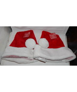 Michaels Christmas Santa Hats Adult Size 2ea New With Tags 12V - €5,95 EUR