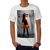 Wellcoda Dominatrix Redhead Mens T-shirt, Sexy Graphic Design Printed Tee - £14.82 GBP+