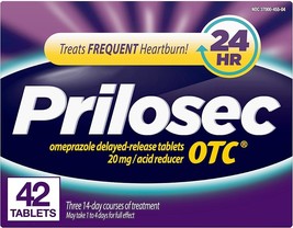 Prilosec antacids OTC Delayed-release Acid Reducer, 3 Month Supply, 42 Count (Pa - £69.53 GBP