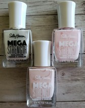 Three (3) Bottles (006/012/022) of Sally Hansen Mega Strength Nail Polis... - £11.71 GBP