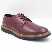 Alfani Men Plain Toe Oxfords Lincoln Size US 9M Wine Red Faux Leather - £19.46 GBP