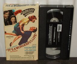 IT'S A WONDERFUL LIFE VHS 1989 Colorized James Stewart Donna Reed Hal Roach - €12,61 EUR