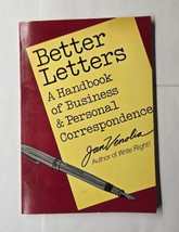 Better Letters: A Handbook of Business and Personal Correspondence Jan Venolia - £6.24 GBP