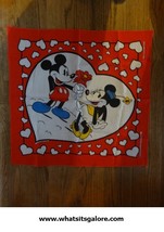 Mickey Mouse Belt + Ja Woronowicz Donald DUCK/MICKEY/MINNIE scarves/scarf Disney - £9.43 GBP