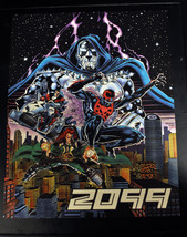 Marvel Comics &quot;2099&quot; Promotional Flyer (1992) Ft. Spider Man, Punisher &amp; More - £3.94 GBP