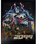 MARVEL COMICS &quot;2099&quot; PROMOTIONAL FLYER (1992) ft. Spider-Man, Punisher &amp;... - £3.90 GBP