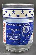 Vintage Libbey Glass Apollo 13 Safe Return Glass 4.125&quot; Tall Collectible - £7.78 GBP