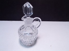 Gorgeous Cut Crystal Glass Cruet with Stopper ~~ must see - £9.40 GBP