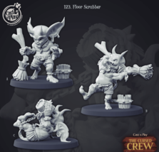 3D Printed Cast n Play Floor Scrubber Imps The Cursed Crew 28mm 32mm D&amp;D - £6.48 GBP+