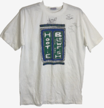 Hootie The Blowfish &#39;Cause They Don&#39;t White 2 Sided Tour T-Shirt 1994 Signed XL - £349.11 GBP