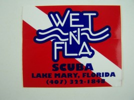 Wet-N-Fla Scuba Bumper/Boat Sticker - $5.93