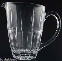 Bergerac 24% Lead Crystal Pitcher France 1994 Collectible Elegant Glass - £15.46 GBP