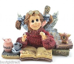 Boyds Bears Estudious &quot;Cram&quot; Faeriebaum Resin Figurine Collectible Wee Folkstone - £12.91 GBP