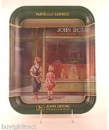 John Deere Collectible Metal Advertising Tray A Friend in Need Painting ... - £15.15 GBP