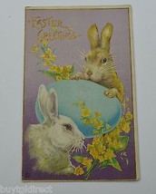 Vintage Postcards Easter Greetings Early 1900&#39;s Collectible Made In USA Antique - £11.39 GBP