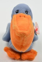 Collectible Retired Ty The Beanie Babies Collection Scoop Plush Pelican Bird - £11.34 GBP
