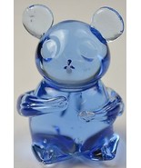 Blue Art Glass Mouse Figurine Paperweight 3.25&quot; Tall Collectible Collect... - £9.66 GBP