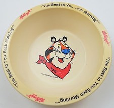 Vintage Kellogg&#39;s Cereal Bowl &quot;The Best To You Each Morning&quot; Tony The Tiger - £9.85 GBP