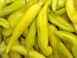 Sweet Banana Pepper Seeds Nongmo Heirloom Fresh Garden Seeds - £8.26 GBP