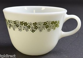 Corning Pyrex Spring Blossom Pattern Flat Cup 2.625&quot; Tall Home Decor Kitchen - £6.26 GBP