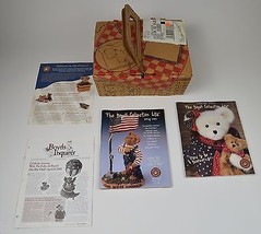 Boyds Bears 2002 Frolickin F O B Collectors Club Picnic Basket Kit Collectible - £34.78 GBP