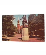 Postcard Paul Revere Park Old North Church And Statue Of Paul Revere Bos... - €4,14 EUR
