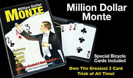 Million Dollar Monte Card Packet Trick In Bicycle Cards With Online Instruction! - £6.32 GBP