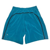 Lululemon Men’s Lined 9” Gym Shorts Drawstring Waist Teal Green Size L - £24.39 GBP