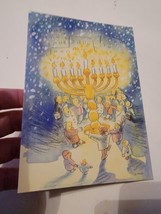 Holiday Greeting Card Vintage Happy Chanukah Sean O Donoghue 1998 - $0.97